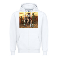 White Rodeo Cowboy bullfighter western 20oz skinny Zipper Hoodie - HowdyJamesFarm