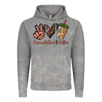 Cloud Rock peace love coffee Vintage Hoodie - NancyCooperArtShop