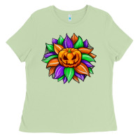 Matcha sunflower halloween Ladies Tee - JahusDesignShop