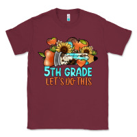 Burgundy 5th grade let's do this Classic Tee - JahusDesignShop