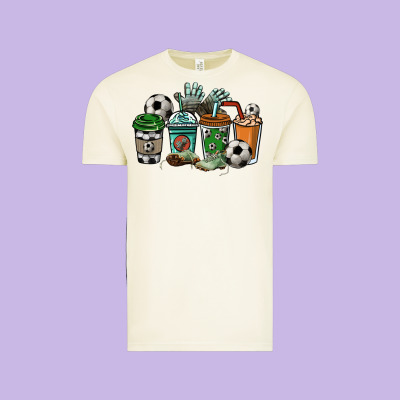 Soccer Coffee Cups Vintage Tee Designed By Nancycooperartshop