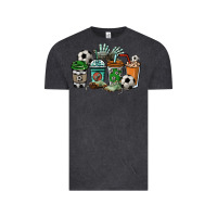 Vintage Black soccer coffee cups Vintage Tee - NancyCooperArtShop