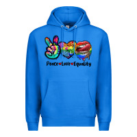 True Royal Peace love equality LGBT+ Premium Hoodie - CowGirlArtShop