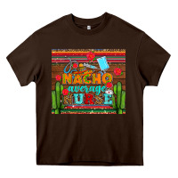 Chocolate Brown nacho average nurse with roses Heavy Core Tee - AdoDesignShop