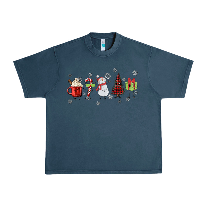 Cartoon Christmas Characters Urban Heavy Tee by MaliasSmallBusiness | Teevron