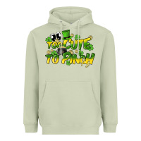 Matcha Too cute to pinch St. Patrick's Day Heavyweight Hoodie - HowdyJamesFarm