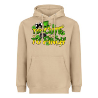 Mushroom Too cute to pinch St. Patrick's Day Heavyweight Hoodie - HowdyJamesFarm