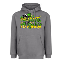 Storm Too cute to pinch St. Patrick's Day Heavyweight Hoodie - HowdyJamesFarm