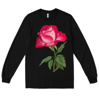 Black Love At First Sight Rose Long Sleeve Tee - LillyAllenDesigns