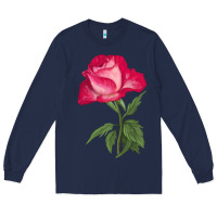 Navy Love At First Sight Rose Long Sleeve Tee - LillyAllenDesigns