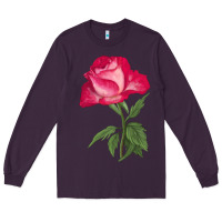 Plum Love At First Sight Rose Long Sleeve Tee - LillyAllenDesigns