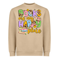 Mushroom books are my happy place Heavyweight Sweatshirt - Artiststas