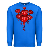 True Royal heart balloons olivia Premium Sweatshirt - OliviaCreatesArt