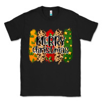 Black merry christmas brushstrokes Classic Tee - MaliasSmallBusiness