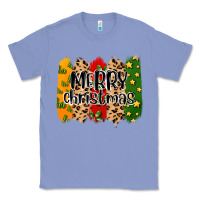 Colony Blue merry christmas brushstrokes Classic Tee - MaliasSmallBusiness