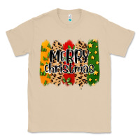 Mushroom merry christmas brushstrokes Classic Tee - MaliasSmallBusiness