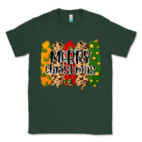 Sports Green merry christmas brushstrokes Classic Tee - MaliasSmallBusiness