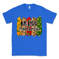 True Royal merry christmas brushstrokes Classic Tee - MaliasSmallBusiness