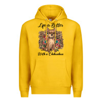 Lemon life is better with a chihuahua Premium Hoodie - JahusDesignShop