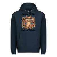 Navy life is better with a chihuahua Premium Hoodie - JahusDesignShop