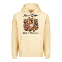 Pina Colada life is better with a chihuahua Premium Hoodie - JahusDesignShop