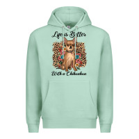 Seafoam life is better with a chihuahua Premium Hoodie - JahusDesignShop