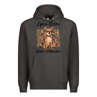 Smoke life is better with a chihuahua Premium Hoodie - JahusDesignShop