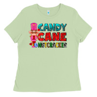 Matcha candy cane and pink nutcracker ado Ladies Tee - AdoDesignShop