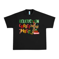 Black believe in christmas Urban Heavy Tee - MaliasSmallBusiness