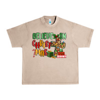 French Oak believe in christmas Urban Heavy Tee - MaliasSmallBusiness