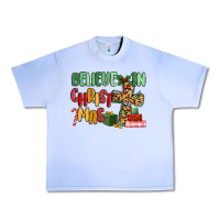 Grape Ice believe in christmas Urban Heavy Tee - MaliasSmallBusiness
