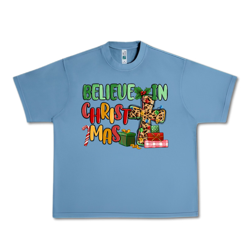 Believe In Christmas Urban Heavy Tee by MaliasSmallBusiness | Teevron