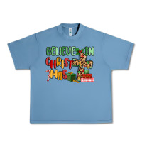 Pebble Blue believe in christmas Urban Heavy Tee - MaliasSmallBusiness