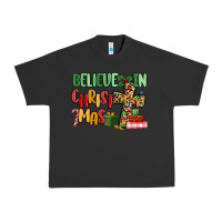 Pigment Black believe in christmas Urban Heavy Tee - MaliasSmallBusiness
