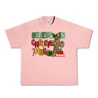 Salmon believe in christmas Urban Heavy Tee - MaliasSmallBusiness