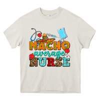 Cream nacho average nurse Heavy Core Tee - AdoDesignShop