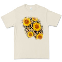 Bone leopard sunflower patch Premium Tee - AdoDesignShop