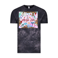 Cloud Black nurse life Vintage Tee - MaliasSmallBusiness