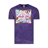 Cloud Purple nurse life Vintage Tee - MaliasSmallBusiness