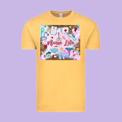 Nurse Life Vintage Tee Designed By Maliassmallbusiness