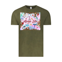 Vintage Olive nurse life Vintage Tee - MaliasSmallBusiness