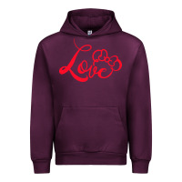 Mauve Wine Minnie Mouse Urban Hoodie - CowhideDigitalArt