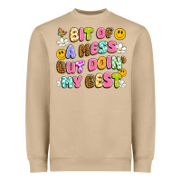 Mushroom bit of a mess but doin' my best Heavyweight Sweatshirt - Artiststas