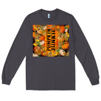 Smoke Pumpkin Junkie Long Sleeve Tee - RanaPortraitStore
