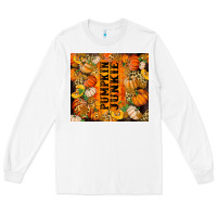 White Pumpkin Junkie Long Sleeve Tee - RanaPortraitStore