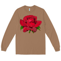 Toasted Coconut Oklahoma Rose Illustrations Long Sleeve Tee - LillyAllenDesigns