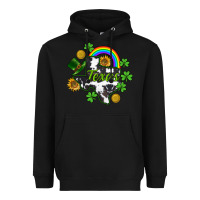 Black Texas map St. Patrick's Heavyweight Hoodie - CowGirlArtShop