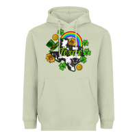 Matcha Texas map St. Patrick's Heavyweight Hoodie - CowGirlArtShop