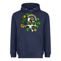 Navy Texas map St. Patrick's Heavyweight Hoodie - CowGirlArtShop