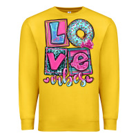 Lemon love vibes Premium Sweatshirt - OliviaCreatesArt